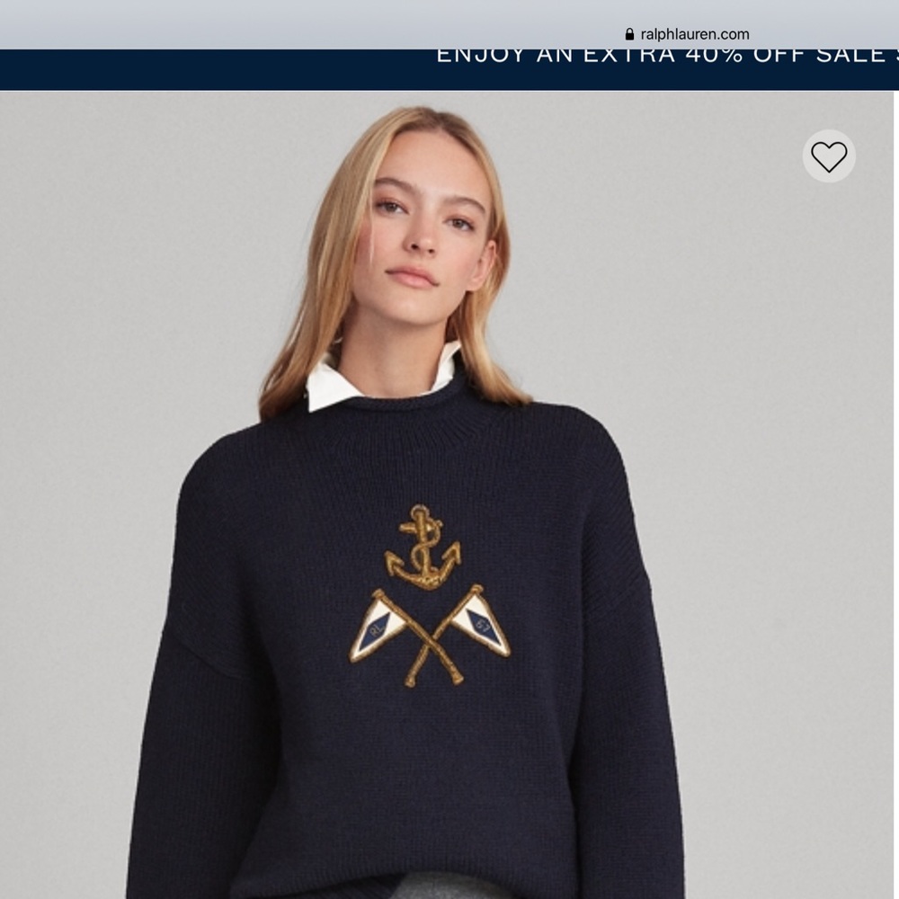 ISO  - IN SEARCH OF - POLO By RL sweater in Sm/Med